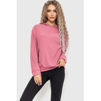 Худи женский с капюшоном, цвет темно-пудровый, 182R8030