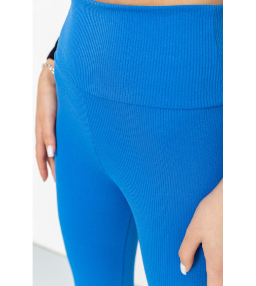 Лосины женские в рубчик, цвет джинс, 205R606