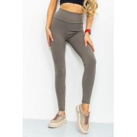 Лосины женские в рубчик, цвет хаки, 205R606