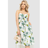 Сарафан женский с цветочным принтом, цвет молочный, 221R1932-2