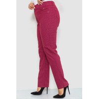 Штани жіночі класичні, колір бордовий, 214R320