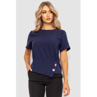 Блуза женская, цвет синий, 119R323-1