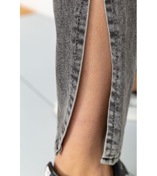 Джинсы женские MOM, цвет серый, 164R413