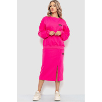 Костюм женский повседневный, цвет розовый, 115R0517