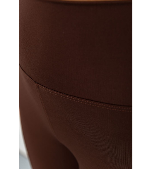 Лосины женские из бифлекса, цвет шоколадный, 220R002