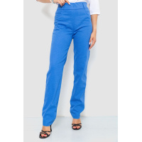 Брюки женские классические, цвет электрик, 214R319