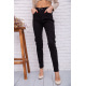 Женские стрейчевые джинсы американки черного цвета 131R2023
