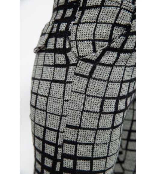 Штани жіночі, колір сіро-чорний, 117R585