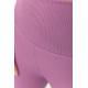 Лосины женские в рубчик, цвет светло-фиолетовый, 205R606