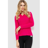 Кофта женская однотонная, цвет розовый, 204R018