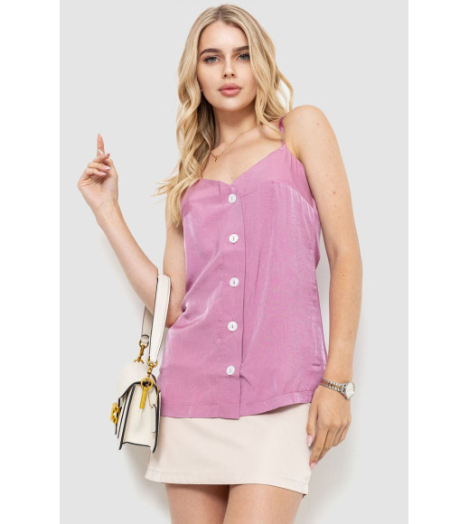 Блуза на бретелях, цвет темно-розовый, 102R215