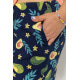 Піжама жіноча батал, колір персиково-синій, 219RM-8005