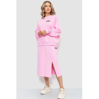 Костюм женский повседневный, цвет светло-розовый, 115R0517-1