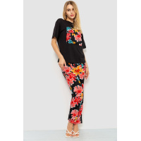 Костюм женский повседневный, цвет черный, 117R8012