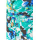 Костюм женский с цветочным принтом, цвет зелено-синий, 115R0451