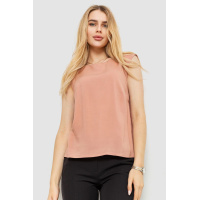 Майка женская нарядная 10R2R331, цвет Пудровый