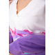 Женский свитшот оверсайз, молочно-сиреневого цвета, 102R5138-1