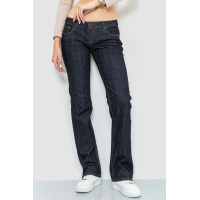 Джинсы женские, цвет темно-синий, 201R3138