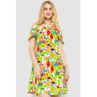 Сарафан разноцветный, цвет салатовый, 230R161-2
