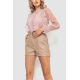 Блуза жіноча гіпюрова класична, колір пудровий, 204R150