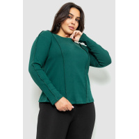 Лонгслив женский полубатал, цвет зеленый, 102R325-1