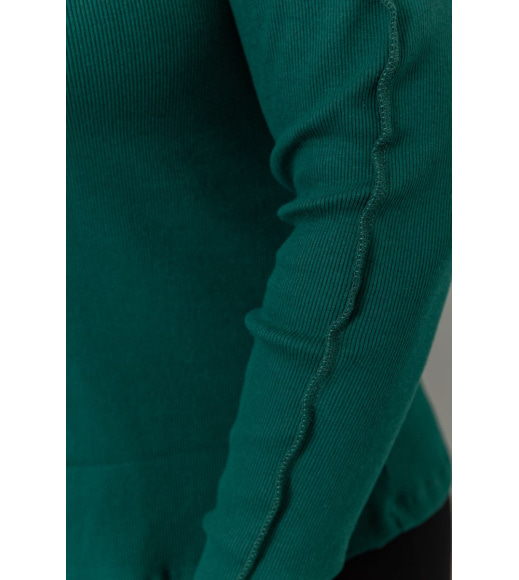Лонгслив женский полубатал, цвет зеленый, 102R325-1
