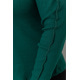 Лонгслив женский полубатал, цвет зеленый, 102R325-1