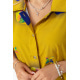 Рубашка женская батал, цвет горчичный, 102R5220