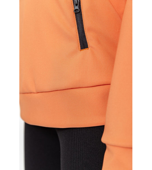 Худи женский с капюшоном, цвет персиковый, 182R8030
