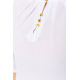 Блуза однотонная, цвет белый, 230R1121-1