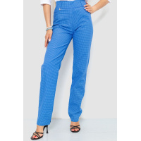 Брюки женские классические, цвет электрик, 214R320