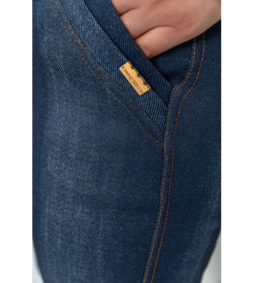 Лосины на флисе, цвет джинс, 131R538-5
