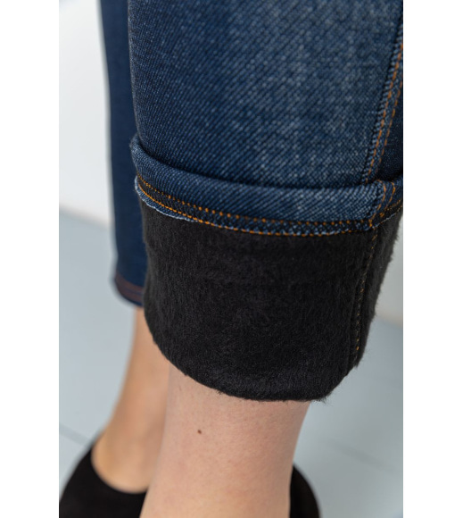 Лосіни на флісі, колір джинс, 131R538-5