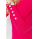 Кофта женская трикотажная однотонная, цвет розовый, 204R017