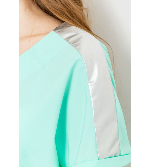 Блуза повседневная, цвет ментол, 230R101-2