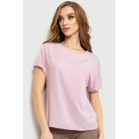 Блуза повседневная, цвет светло-сиреневый, 230R101-2