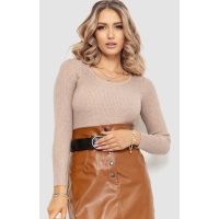 Кофта женская трикотажная, цвет бежевый, 204R055