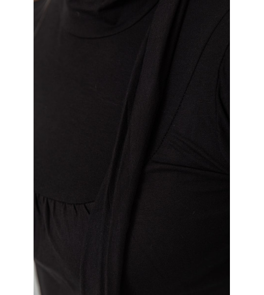 Кофта женская однотонная, цвет черный, 167R2135