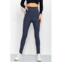 Лосины женские из бифлекса, цвет синий, 220R002