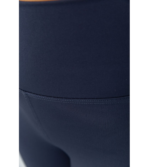 Лосины женские из бифлекса, цвет синий, 220R002