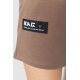 Костюм женский повседневный футболка+шорты, цвет коричневый, 198R2011