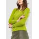 Кофта женская в рубчик, цвет оливковый, 204R015