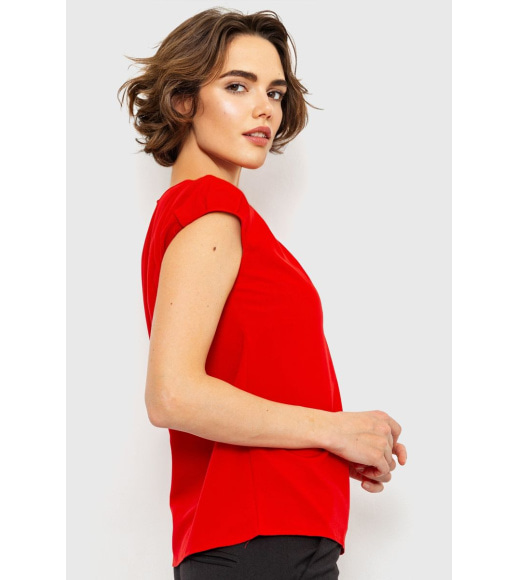 Блуза однотонный, цвет красный, 230R112