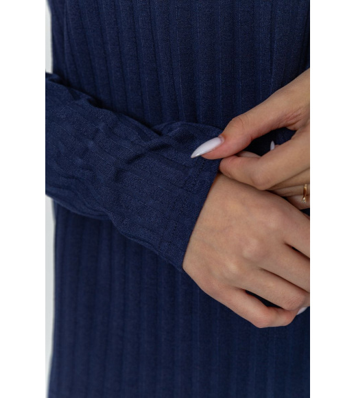 Костюм жіночий напівбатал вільного крою, колір темно-синій, 214R3066