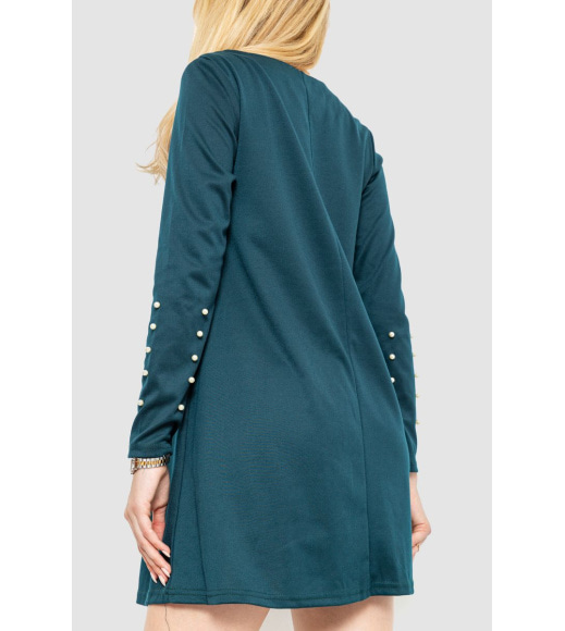 Сукня вільного крою, колір смарагдовий, 176R104