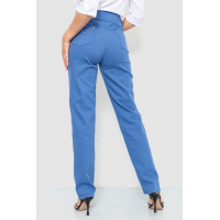 Штани жіночі класичні, колір джинс, 214R319