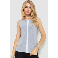 Майка женская повседневная, цвет серо-белый, 102R338