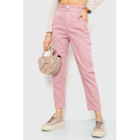 Джинсы женские однотонные, цвет пудровый, 164R2153