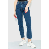 Джинсы женские MOM, цвет темно-синий, 167R2100