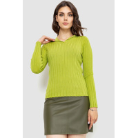 Кофта женская однотонная, цвет оливковый, 204R018